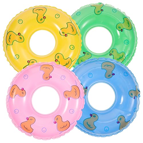 HOMOBABE 12 Stück Mini-Schwimmring für kinderspielzeug Kid Toys mockin Schwebend Schwimmbecken puppenhaus Requisiten für Schwimmringe Mini-Hausschwimmringe von HOMOBABE