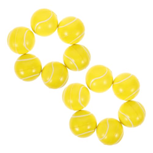 HOMOBABE 12 Stück Stressball Tennis Squeeze Schaumstoff Druckball für Stressabbau für Partys und Entspannung von HOMOBABE