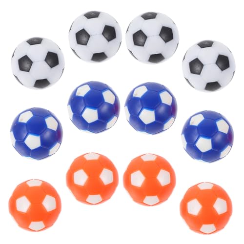 HOMOBABE 12 Stück Tischfußball Bälle Farbige Ersatzbälle für Tischkicker Mini Fußbälle für Spielspaß und Partys Hochwertige Verarbeitung für Besseren Roll und von HOMOBABE