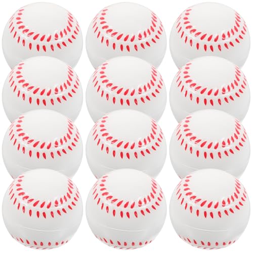 HOMOBABE 12 Stück Weicher Baseballs für Flexible Bouncy Spielbälle für Drinnen und Draußen für Baseballtraining für Jungen Alter von Jahren HOMOBABE 12 Stück Weicher Baseballs für Flexible Bouncy Spielbälle für Drinnen und Draußen für Baseballtraining für Jungen Alter von Jahren von HOMOBABE