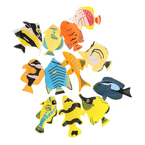 HOMOBABE 12-Teiliges Set simulierte Fischornamente Mini-Meerestiere Meerestierfiguren kleine Plastikfische Ozeantierspielzeug Ozeantiere Figuren für Meerestiere Fischfiguren Abs HOMOBABE 12-Teiliges Set simulierte Fischornamente Mini-Meerestiere Meerestierfiguren kleine Plastikfische Ozeantierspielzeug Ozeantiere Figuren für Meerestiere Fischfiguren Abs von HOMOBABE