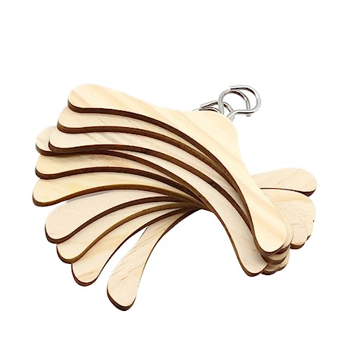 HOMOBABE 12Stücke Mini Holz Puppenkleiderbügel Robust und Stabil für Puppenoutfits und Kleidung für Puppenschränke und Spielzimmer Sorgt für Ordnung und Spaß Beim von HOMOBABE