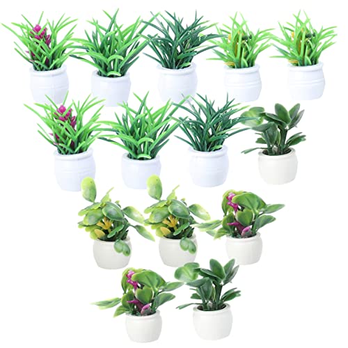 HOMOBABE 14 Stück Miniature Bonsai Pflanzen Teilig Kunstpflanzen für Puppenhäuser DIY Mikrolandschaft Dekoration Verschiedene Modelle Hohe Haltbarkeit und Realismus HOMOBABE 14 Stück Miniature Bonsai Pflanzen Teilig Kunstpflanzen für Puppenhäuser DIY Mikrolandschaft Dekoration Verschiedene Modelle Hohe Haltbarkeit und Realismus von HOMOBABE