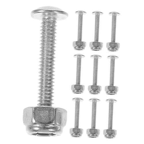 HOMOBABE 15 Stück Tischfußball Zubehör Teiliges Schrauben und Mutternset für Stabile Montage von Fußballspielern Hochwertige Metallbefestigungen für Kickertische von HOMOBABE