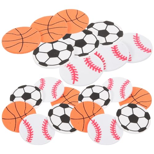 HOMOBABE 150 Blatt Sportliche Ballmuster Aufkleber für Selbstklebende DIY Schwamm Sticker Fußball Basketball und Baseball Aufkleber für Kreative Dekoration Wohnräumen und Kinderzimmern HOMOBABE 150 Blatt Sportliche Ballmuster Aufkleber für Selbstklebende DIY Schwamm Sticker Fußball Basketball und Baseball Aufkleber für Kreative Dekoration Wohnräumen und Kinderzimmern von HOMOBABE