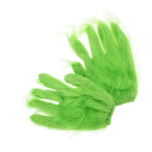 HOMOBABE 1Paar Grüne Monster Cosplay Pelzige Halloween Kostüm Lustiges Party Zubehör Für Halloween Dekorationen Für Kostümpartys Und Events von HOMOBABE