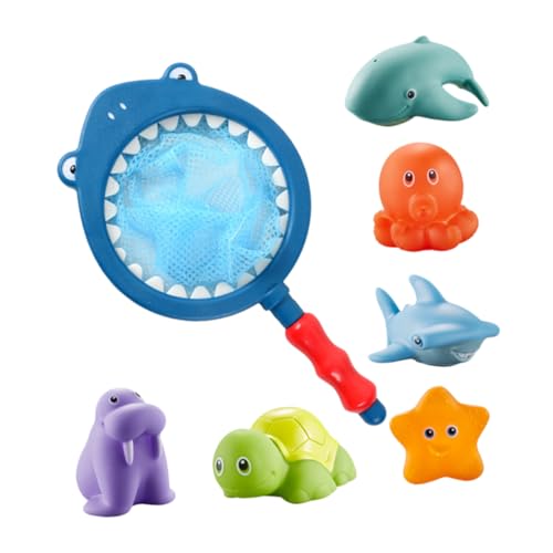 HOMOBABE 1Satz Badespielzeug für Teiliges mit Fischernetz und Bunten Tierfiguren Leicht und Tragbar für Fördert Fantasie und Kreatives HOMOBABE 1Satz Badespielzeug für Teiliges mit Fischernetz und Bunten Tierfiguren Leicht und Tragbar für Fördert Fantasie und Kreatives von HOMOBABE