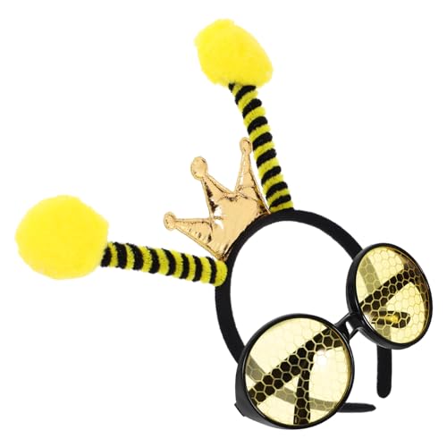 HOMOBABE 1Satz Bienen Stirnband mit Sonnenbrille Kostümzubehör für Fasching und Karneval für Parties und Outdoor Events Langlebig und Praktisch Perfektes Bienenkostüm Accessoire HOMOBABE 1Satz Bienen Stirnband mit Sonnenbrille Kostümzubehör für Fasching und Karneval für Parties und Outdoor Events Langlebig und Praktisch Perfektes Bienenkostüm Accessoire von HOMOBABE