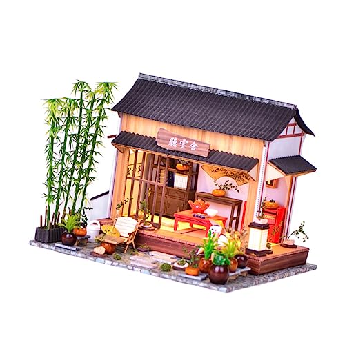 HOMOBABE 1Satz DIY Hausmodell Im Chinesischen Stil Modellbausatz Für Traditionelles Kleines Zum Selberbauen Und Dekorieren Kreativ Und Handwerklich Für Erwachsene von HOMOBABE