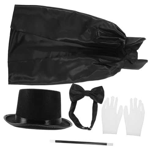 HOMOBABE 1Satz Detektivkostümset für Erwachsene mit Hut Handschuhen und Fliege Rollenspiel Requisiten für Party Cosplay und Kreative Rollenspiele Hochwertige von HOMOBABE