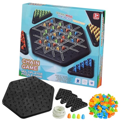 HOMOBABE 1Satz Kettenschach für Spieler Kompaktes und Tragbares Strategiespiel Einzigartiges Multiplayer Erlebnis für Familienunterhaltung und Interaktion HOMOBABE 1Satz Kettenschach für Spieler Kompaktes und Tragbares Strategiespiel Einzigartiges Multiplayer Erlebnis für Familienunterhaltung und Interaktion von HOMOBABE