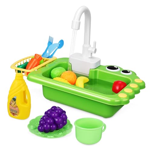 HOMOBABE 1Satz Kinderspielwaschbecken mit Fließendem Wasser Kompakte Spüle für Kleinkinder Abflusskorb und Reichhaltigem Zubehör für Kreatives und Lernen Zuhause HOMOBABE 1Satz Kinderspielwaschbecken mit Fließendem Wasser Kompakte Spüle für Kleinkinder Abflusskorb und Reichhaltigem Zubehör für Kreatives und Lernen Zuhause von HOMOBABE