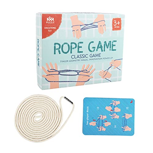 HOMOBABE 1Satz Kreatives Seilspielzeug Für Kooperatives Fingerspiel Lang Fördert Die Frühkindliche Bildung Und Geschicklichkeit Handspiel Für Garten Und Schule Jahren von HOMOBABE