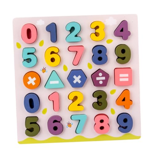 HOMOBABE 1Satz Lernspielzeug aus Staplerblöcke für Kleinkinder Pädagogisches Erkennungsspielzeug mit Bunten Formen für Entwicklung von Balance und Problemlösungskompetenz von HOMOBABE