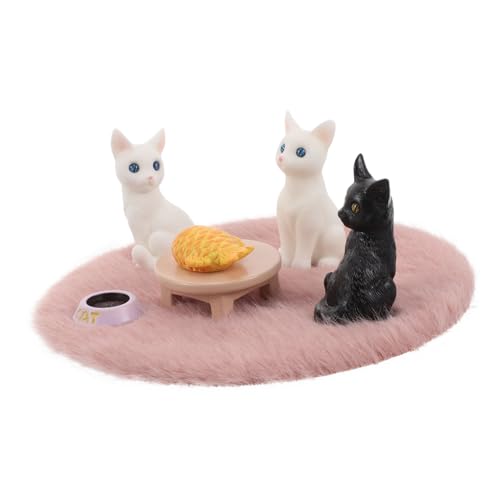 HOMOBABE 1Satz Miniatur Katzenfiguren Set Süße Plüsch Katzen für Puppenhaus Zubehör Niedliche Figuren für Heimdekoration und Mikrolandschaftsdesign Kinderzimmer HOMOBABE 1Satz Miniatur Katzenfiguren Set Süße Plüsch Katzen für Puppenhaus Zubehör Niedliche Figuren für Heimdekoration und Mikrolandschaftsdesign Kinderzimmer von HOMOBABE