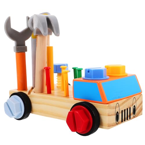 HOMOBABE 1Satz Montessori Werkzeugauto Spielzeugset aus Holz Schraubenzieher und Schrauben für Fördert und Kreativität für Innen und Außenaktivitäten HOMOBABE 1Satz Montessori Werkzeugauto Spielzeugset aus Holz Schraubenzieher und Schrauben für Fördert und Kreativität für Innen und Außenaktivitäten von HOMOBABE