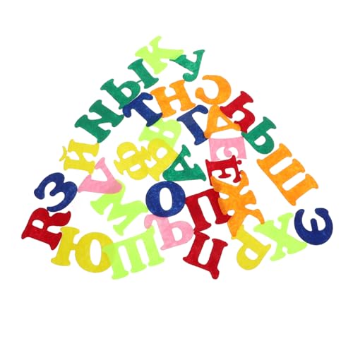 HOMOBABE 1Satz Russische Alphabet Filzaufkleber Für Buchstabenaufkleber Zur Frühkindlichen Bildung Wanddekoration Für Kindergarten Und Klassenzimmer Bastelbedarf HOMOBABE 1Satz Russische Alphabet Filzaufkleber Für Buchstabenaufkleber Zur Frühkindlichen Bildung Wanddekoration Für Kindergarten Und Klassenzimmer Bastelbedarf von HOMOBABE
