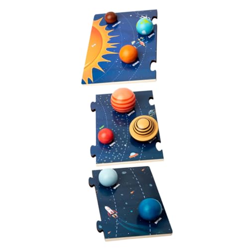 HOMOBABE 1Satz Sonnensystem Puzzle für Holz Kognitionsspielzeug mit Planeten Lernspielzeug für Kreative Rätsel Formen und Farben HOMOBABE 1Satz Sonnensystem Puzzle für Holz Kognitionsspielzeug mit Planeten Lernspielzeug für Kreative Rätsel Formen und Farben von HOMOBABE