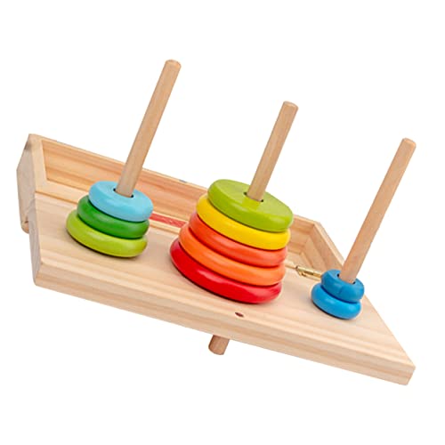 HOMOBABE 1Satz Stapelringe für Kleinkinder Holzspielzeug Motorik Teiliges für Frühes Lernen und Kreative Sicher HOMOBABE 1Satz Stapelringe für Kleinkinder Holzspielzeug Motorik Teiliges für Frühes Lernen und Kreative Sicher von HOMOBABE
