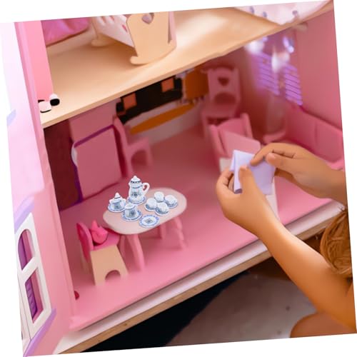 HOMOBABE 1Satz Teeservice Modell Teilig für Puppenhaus und Tassen Puppenhaus Zubehör mit Blauen Blumen Perfektes für Kreative Teepartys HOMOBABE 1Satz Teeservice Modell Teilig für Puppenhaus und Tassen Puppenhaus Zubehör mit Blauen Blumen Perfektes für Kreative Teepartys von HOMOBABE