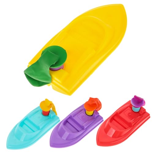 HOMOBABE 1satz Balloon Powered Boat Teile Wissenschaftliches Experimentier-Spielzeug Für Fördert Kreativität Und Problemlösungsfähigkeiten Farben Zufällig von HOMOBABE