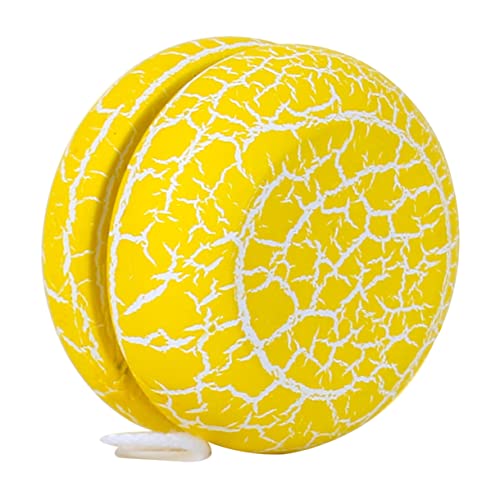 HOMOBABE 1Stück Holz Ball für Crack Yoyo mit Einfacher Handhabung Perfektes Farben und Handgelenkstraining Gelb HOMOBABE 1Stück Holz Ball für Crack Yoyo mit Einfacher Handhabung Perfektes Farben und Handgelenkstraining Gelb von HOMOBABE