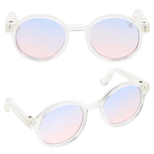 HOMOBABE 2 Paare Stilvolle Puppenbrillen Kreative Mini Sonnenbrillen für Puppen für Verkleidungen und DIY Projekte Dekorationszubehör Blau HOMOBABE 2 Paare Stilvolle Puppenbrillen Kreative Mini Sonnenbrillen für Puppen für Verkleidungen und DIY Projekte Dekorationszubehör Blau von HOMOBABE