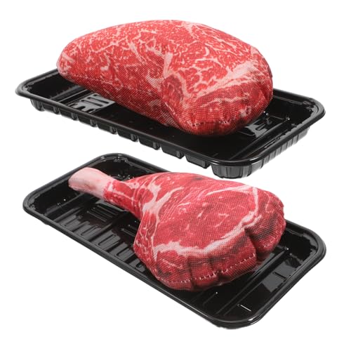 HOMOBABE Realistisches Rindfleisch Modell 2 Satz Künstliches Steak Lebensechte Fleisch Requisite Für Küche Party Und Dekoration Detaillierte Handwerkskunst Authentisches Aussehen HOMOBABE Realistisches Rindfleisch Modell 2 Satz Künstliches Steak Lebensechte Fleisch Requisite Für Küche Party Und Dekoration Detaillierte Handwerkskunst Authentisches Aussehen von HOMOBABE