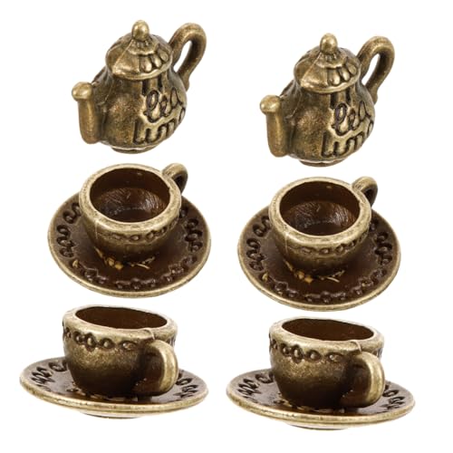 HOMOBABE 2 Sätze Miniatur-Essens- Und Spielzeugszenen Mini-tierfiguren Mini-puppenhauszubehör Einhorn-Figur Vintage Charms Vintage Teetasse Minifiguren Groß Mini-Sachen Eisen Dark Brown HOMOBABE 2 Sätze Miniatur-Essens- Und Spielzeugszenen Mini-tierfiguren Mini-puppenhauszubehör Einhorn-Figur Vintage Charms Vintage Teetasse Minifiguren Groß Mini-Sachen Eisen Dark Brown von HOMOBABE