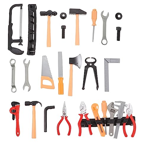 HOMOBABE 2 Satz Teiliges Werkzeugspielset Realistische Nachbildung Leicht zu Montieren Fördert Motorische Fähigkeiten und Ordnung Geeignet für Jungen und Mädchen im Rollenspiel HOMOBABE 2 Satz Teiliges Werkzeugspielset Realistische Nachbildung Leicht zu Montieren Fördert Motorische Fähigkeiten und Ordnung Geeignet für Jungen und Mädchen im Rollenspiel von HOMOBABE