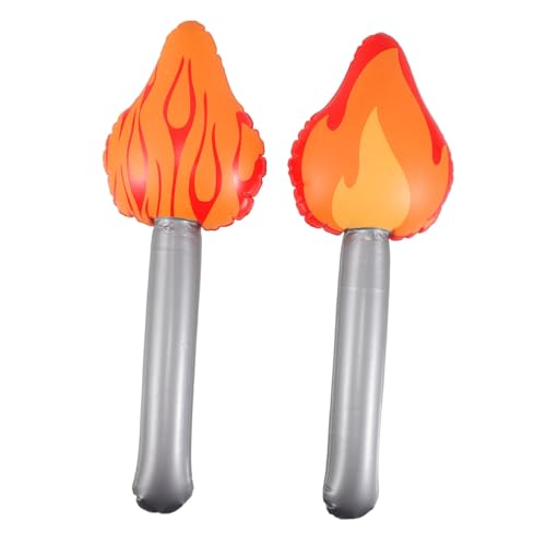 HOMOBABE 2 Stück Aufblasbare Fackel Themen Deko Fackel Prop für Halloween Sportevents Langlebiges Material Einfache Handhabung für Kinder und Erwachsene HOMOBABE 2 Stück Aufblasbare Fackel Themen Deko Fackel Prop für Halloween Sportevents Langlebiges Material Einfache Handhabung für Kinder und Erwachsene von HOMOBABE