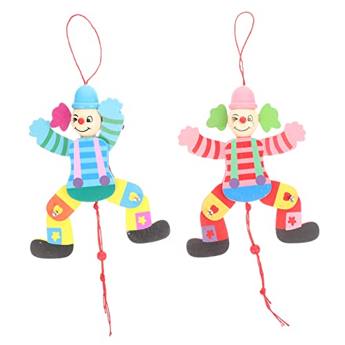 HOMOBABE 2 Stück Clown Marionette Puppen aus Holz Interaktives für Erwachsene Fördert Kreativität und Kommunikation Lustige Deko für Partys und Feiertage Zufällige Farbe Zufällige Farbe HOMOBABE 2 Stück Clown Marionette Puppen aus Holz Interaktives für Erwachsene Fördert Kreativität und Kommunikation Lustige Deko für Partys und Feiertage Zufällige Farbe Zufällige Farbe von HOMOBABE