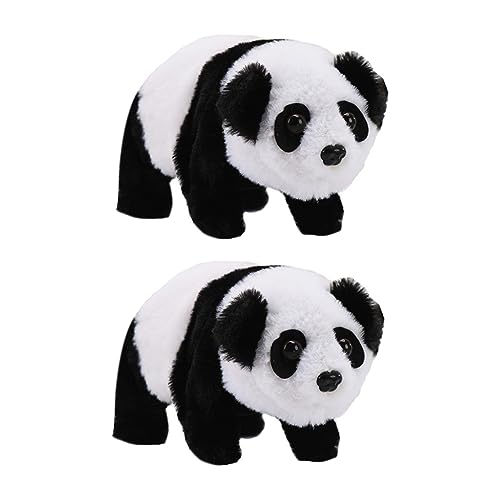 HOMOBABE 2 Stück Elektrisches Plüschspielzeug Niedliches Panda mit Musik Kriechend und Lustigen Geräuschen Geeignet für Fördert Krabbeln und Spielvergnügen HOMOBABE 2 Stück Elektrisches Plüschspielzeug Niedliches Panda mit Musik Kriechend und Lustigen Geräuschen Geeignet für Fördert Krabbeln und Spielvergnügen von HOMOBABE