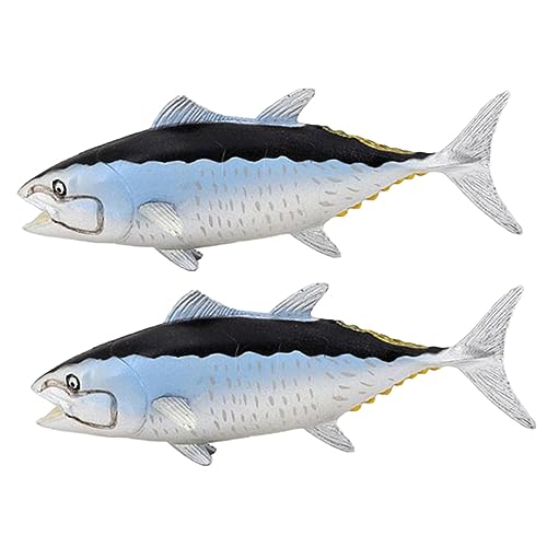 HOMOBABE 2 Stück Figurine Realistische Fischskulptur für Dekorative Fischmodelle für Zuhause für Aquarien und Spielzeuggestaltung HOMOBABE 2 Stück Figurine Realistische Fischskulptur für Dekorative Fischmodelle für Zuhause für Aquarien und Spielzeuggestaltung von HOMOBABE