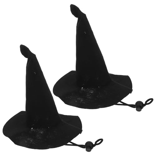 HOMOBABE 2 Stück Halloween-hexenhut Miniatur-Halloween-Hut Hexenhut Handwerk Hexenhut Requisiten Hexenhut-Modell Hexenhut Selber Machen Halloween -Hut Vlies Black HOMOBABE 2 Stück Halloween-hexenhut Miniatur-Halloween-Hut Hexenhut Handwerk Hexenhut Requisiten Hexenhut-Modell Hexenhut Selber Machen Halloween -Hut Vlies Black von HOMOBABE