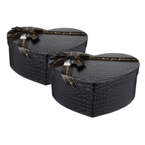 HOMOBABE 2 Stück Herzförmige Geschenkbox, Papier-blumenarrangement-box, Valentinstag-herz-schokoladenbox, Leere Geschenkbox, Paketbox Mit Deckel, Valentinstag-blumenbox HOMOBABE 2 Stück Herzförmige Geschenkbox, Papier-blumenarrangement-box, Valentinstag-herz-schokoladenbox, Leere Geschenkbox, Paketbox Mit Deckel, Valentinstag-blumenbox von HOMOBABE
