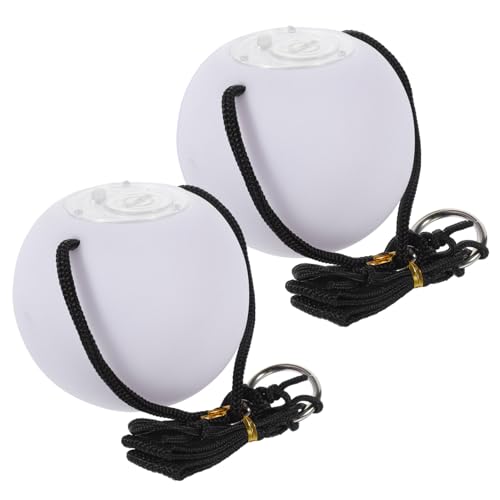 HOMOBABE 2 Stück Leuchtende Jonglierbälle LED Glühende Bälle für Lustige Jonglierübungen für Outdoor Aktivitäten Leicht und Tragbar von HOMOBABE