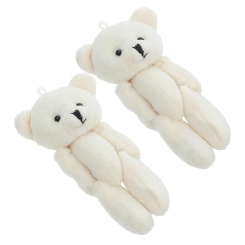HOMOBABE 2 Stück Mini Plüschbär Teiliges Kuscheltier für Abschlussgeschenke Dekoration für Betten Schreibtische und Autos Süßes für Graduierung von HOMOBABE