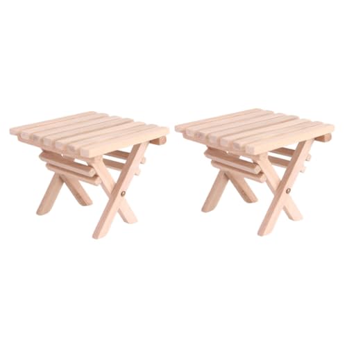 HOMOBABE 2 Stück Miniatur Klapptisch Faltbare Mini Möbel für Puppenhaus Dekoration Realistische Miniaturmöbel für Garten und Fotografie Zubehör HOMOBABE 2 Stück Miniatur Klapptisch Faltbare Mini Möbel für Puppenhaus Dekoration Realistische Miniaturmöbel für Garten und Fotografie Zubehör von HOMOBABE