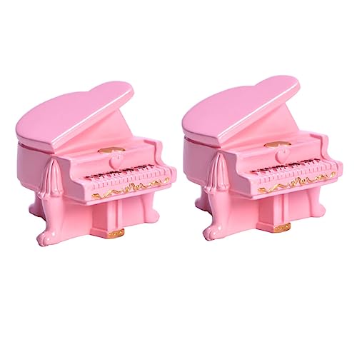 HOMOBABE 2 Stück Miniatur Klavier Modell Realistische Piano Deko für Puppenhaus und Mikro Szenen aus Hochwertigem Harz Leicht und Langlebig für Kreative Spielwelten HOMOBABE 2 Stück Miniatur Klavier Modell Realistische Piano Deko für Puppenhaus und Mikro Szenen aus Hochwertigem Harz Leicht und Langlebig für Kreative Spielwelten von HOMOBABE