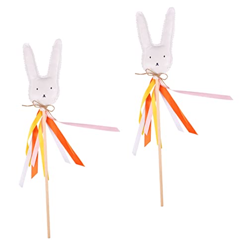HOMOBABE 2 Stück Partyverzierung Zauberstäbe geformt -Feenstab Osterhasen-Feenstab Requisiten für die Osterparty Fee Zauberstab Kinderfeenstab Feenstock Stoff HOMOBABE 2 Stück Partyverzierung Zauberstäbe geformt -Feenstab Osterhasen-Feenstab Requisiten für die Osterparty Fee Zauberstab Kinderfeenstab Feenstock Stoff von HOMOBABE