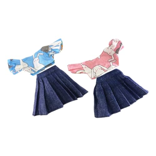 HOMOBABE 2 Stück Puppenkleidung Für Mädchen, Schöne Puppen-häschen-Outfits, Mini-puppenkleidung, Puppenrock Und Oberteil, 30 cm Puppenkostüm-zubehör Für Kindergeburtstags-Outfits HOMOBABE 2 Stück Puppenkleidung Für Mädchen, Schöne Puppen-häschen-Outfits, Mini-puppenkleidung, Puppenrock Und Oberteil, 30 cm Puppenkostüm-zubehör Für Kindergeburtstags-Outfits von HOMOBABE