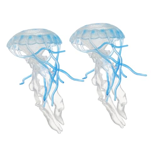 HOMOBABE 2stücke Realistische Quallenmodelle Für Aquarien Schwimmende Dekorationen Für Fischbehälter Pädagogisches Spielzeug Für Simulation Interaktive Wasserlebewesen HOMOBABE 2stücke Realistische Quallenmodelle Für Aquarien Schwimmende Dekorationen Für Fischbehälter Pädagogisches Spielzeug Für Simulation Interaktive Wasserlebewesen von HOMOBABE