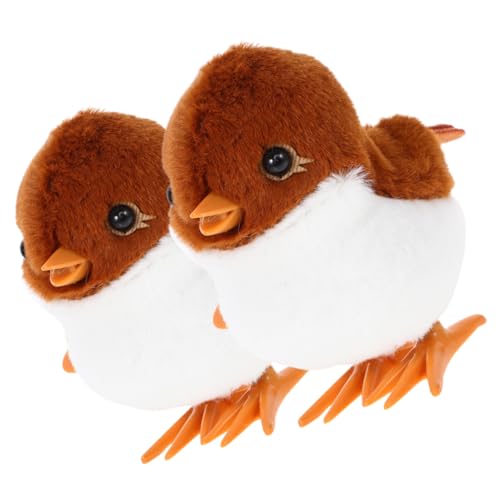 HOMOBABE 2 Stück aufziehbares Vogelspielzeug Uhrwerk Tierspielzeug Simulation Vogelspielzeug Uhrwerk simuliertes Tierspielzeug Uhrwerk Tierwicklung Tiere Plastik HOMOBABE 2 Stück aufziehbares Vogelspielzeug Uhrwerk Tierspielzeug Simulation Vogelspielzeug Uhrwerk simuliertes Tierspielzeug Uhrwerk Tierwicklung Tiere Plastik von HOMOBABE