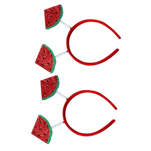 HOMOBABE 2 Stücke Wassermelonen Stirnbänder für Lustige Party Haaraccessoires für Sommerfestivals und Geburtstagsfeiern Leicht und Bequem für Stundenlangen Tragekomfort von HOMOBABE
