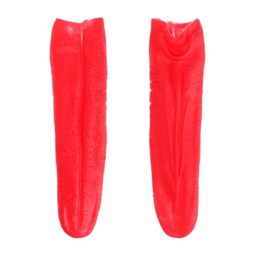 HOMOBABE 2 Stücke falscher Zungenstreich Dekoration Party Zungenrequisiten Mund Halloween-Handstütze Lange Zungenstütze Streichartikel Streichquellen Trick Streich Zunge Halloween-Zunge rot HOMOBABE 2 Stücke falscher Zungenstreich Dekoration Party Zungenrequisiten Mund Halloween-Handstütze Lange Zungenstütze Streichartikel Streichquellen Trick Streich Zunge Halloween-Zunge rot von HOMOBABE
