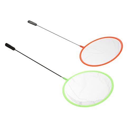HOMOBABE 20 Pcs Große Legierung Tuch Fisch Fischernetz Fisch Tank Skimmer Net Bunte Fischernetz von HOMOBABE