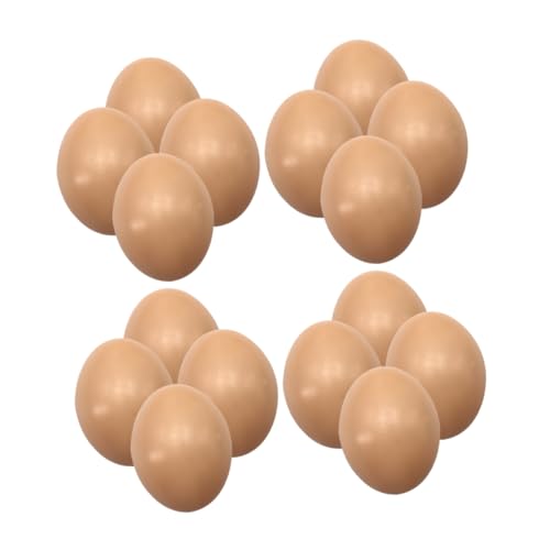 HOMOBABE 20 Stück Imitation gefälschter Eier künstlich Fake Food realistische Eier gefälschte braune Eier Party vorgeben Hühnerstall Eier Multifunktions-Ei-Modell pp Khaki HOMOBABE 20 Stück Imitation gefälschter Eier künstlich Fake Food realistische Eier gefälschte braune Eier Party vorgeben Hühnerstall Eier Multifunktions-Ei-Modell pp Khaki von HOMOBABE