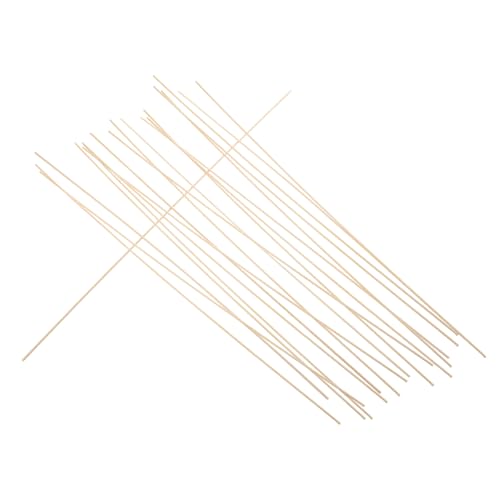 HOMOBABE 20 Stück Machen Sie Bambusstreifen mit Drachen Robuste Bambusstäbe Drachen Rahmen Materialien Kite Rahmen Material kitte herstellen -Kite-Building-Kits Holzdübel Beige von HOMOBABE