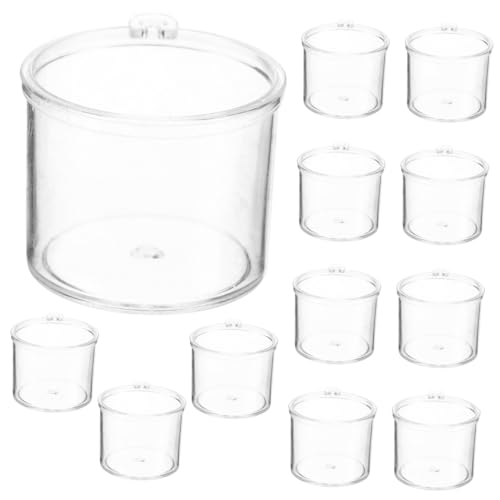 HOMOBABE 20 Stück Miniatur Mousse Becher Transparente Kunststofftassen für Puppenhaus und DIY Mini Kaffee und Dessertgeschirr für Kreative Dekorationen HOMOBABE 20 Stück Miniatur Mousse Becher Transparente Kunststofftassen für Puppenhaus und DIY Mini Kaffee und Dessertgeschirr für Kreative Dekorationen von HOMOBABE